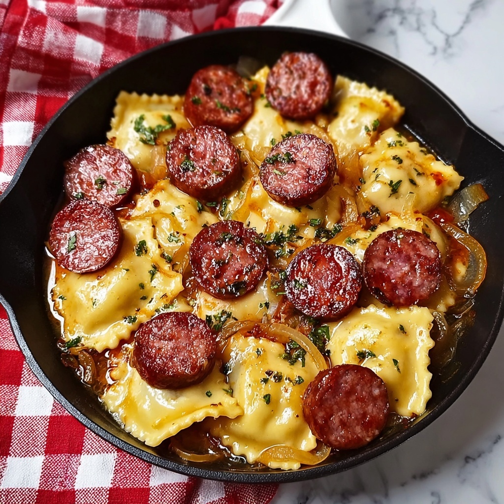 Pierogies and Kielbasa Skillet Dinner Recipe - Recipe Image