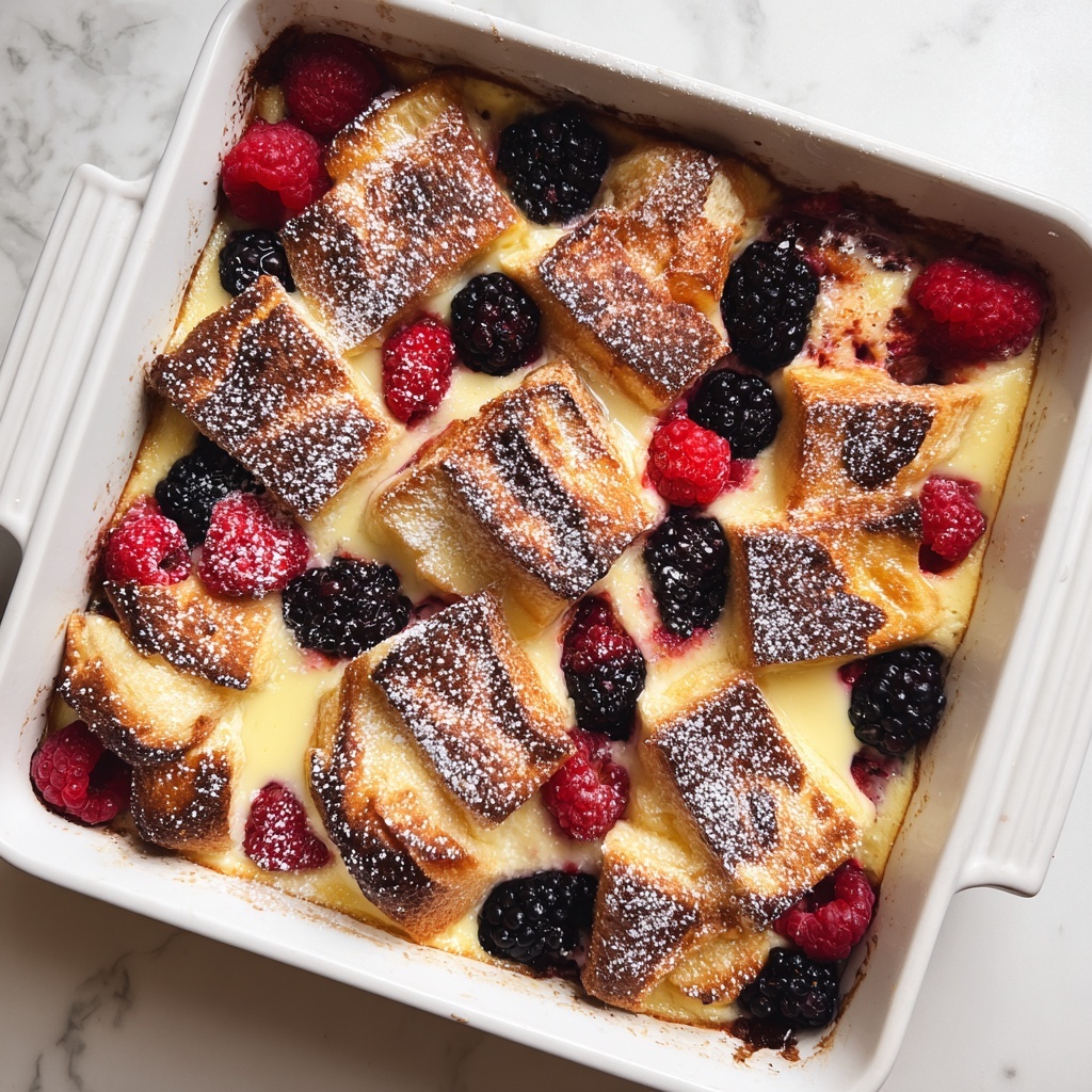 Berry Croissant Bake Recipe - Recipe Image