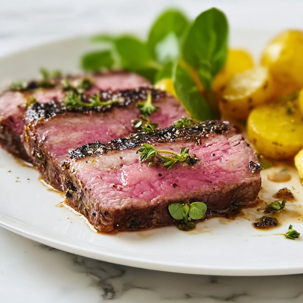 Venison Tenderloin with Garlic Herb Butter Recipe - Recipe Image