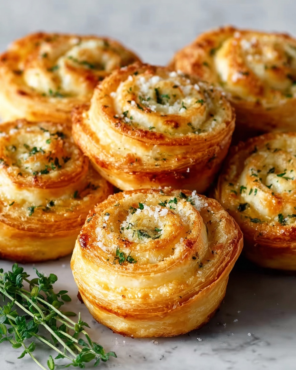 Garlic Parmesan Herb Cruffins Recipe - Recipe Image