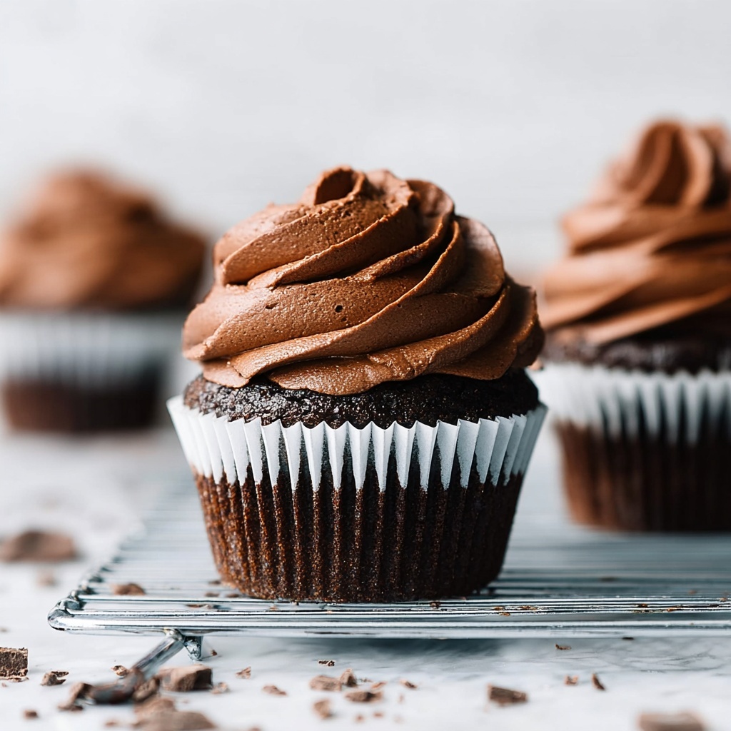 Vegan Chocolate Cupcakes Recipe - Recipe Image