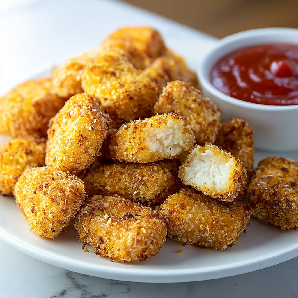 Crispy Homemade Chicken Nuggets Recipe - Recipe Image