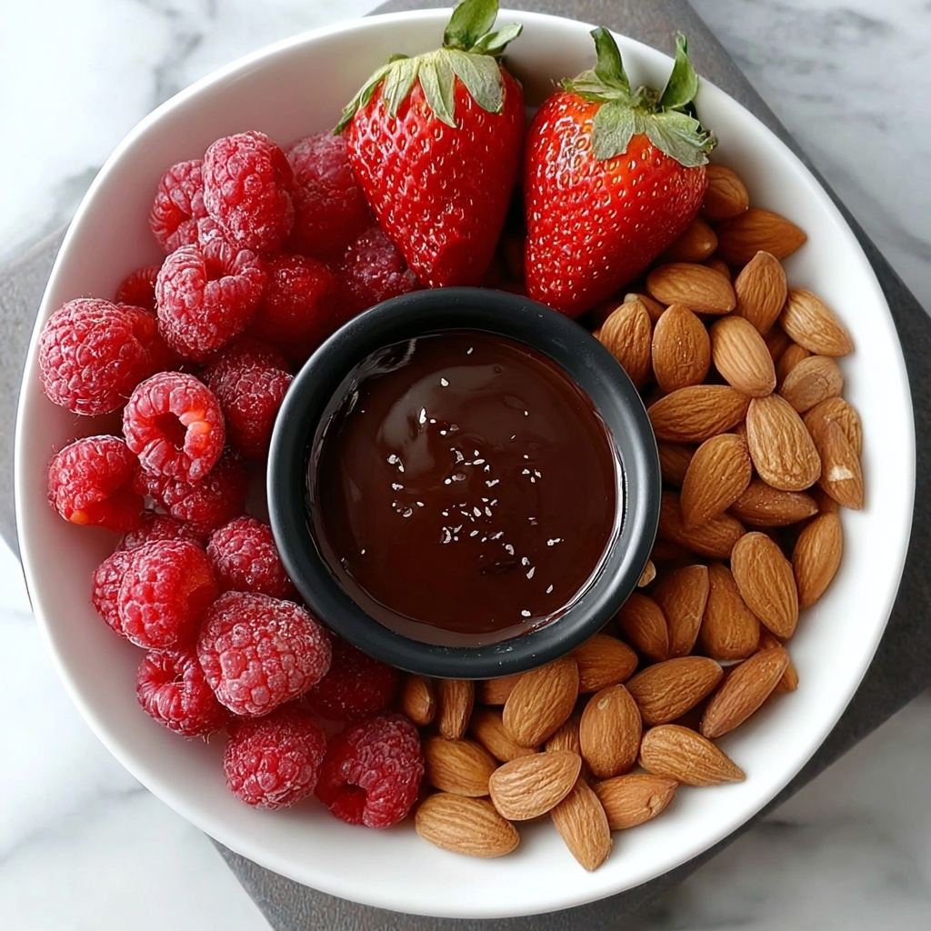 Keto Chocolate Fondue with Low-Carb Dippers Recipe - Recipe Image