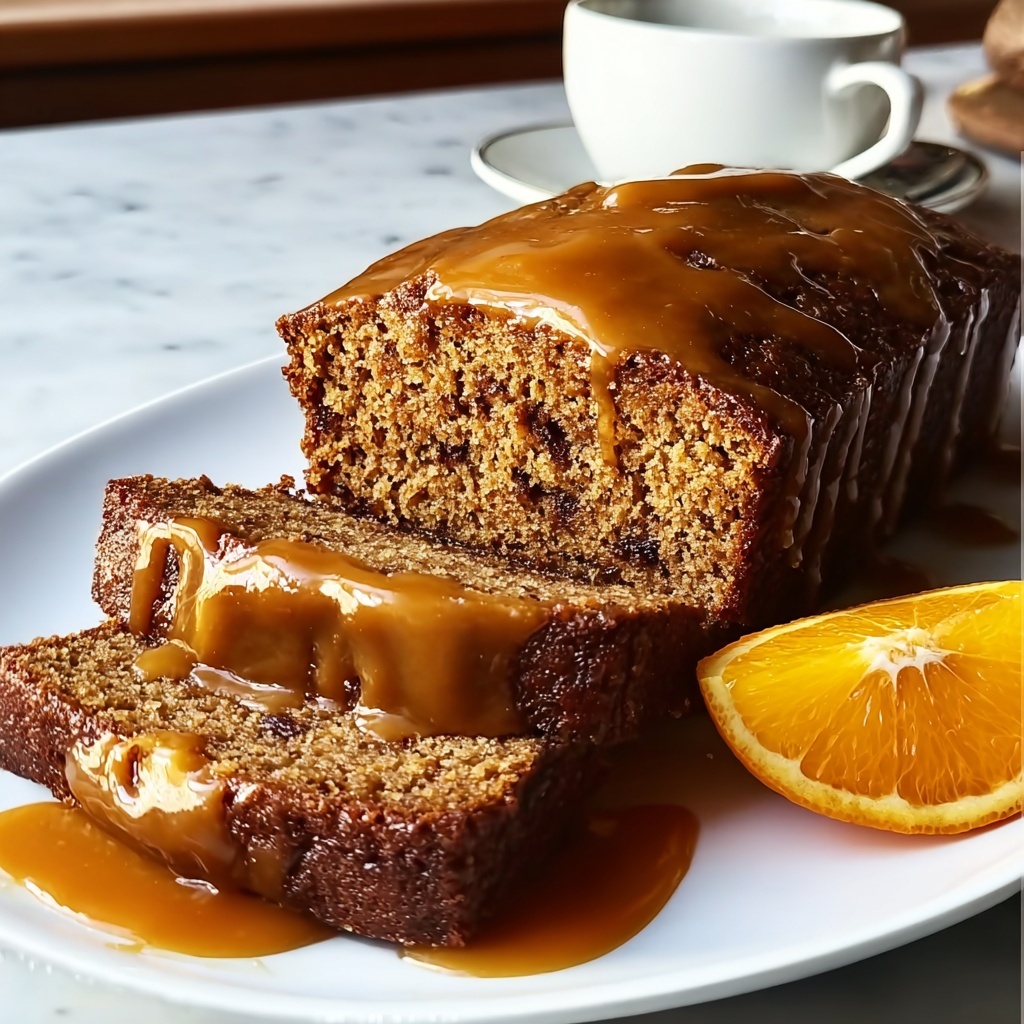 Date and Orange Loaf Cake with Orange Glaze Recipe - Recipe Image