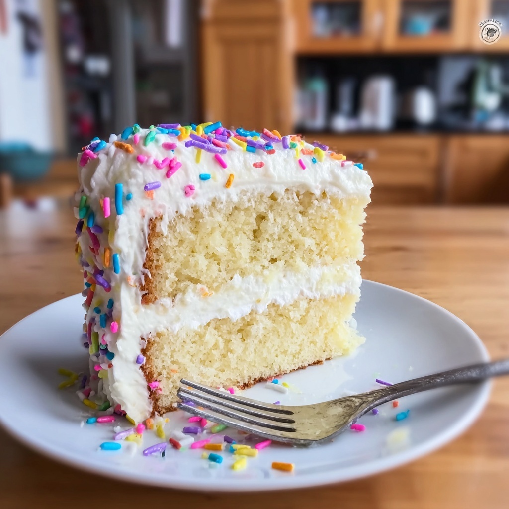 Simple Birthday Cake Recipe - Recipe Image