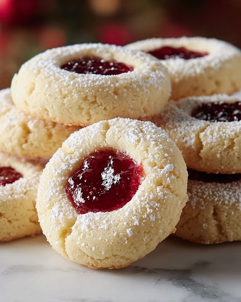 Christmas Cherry Shortbread Cookies Recipe - Recipe Image