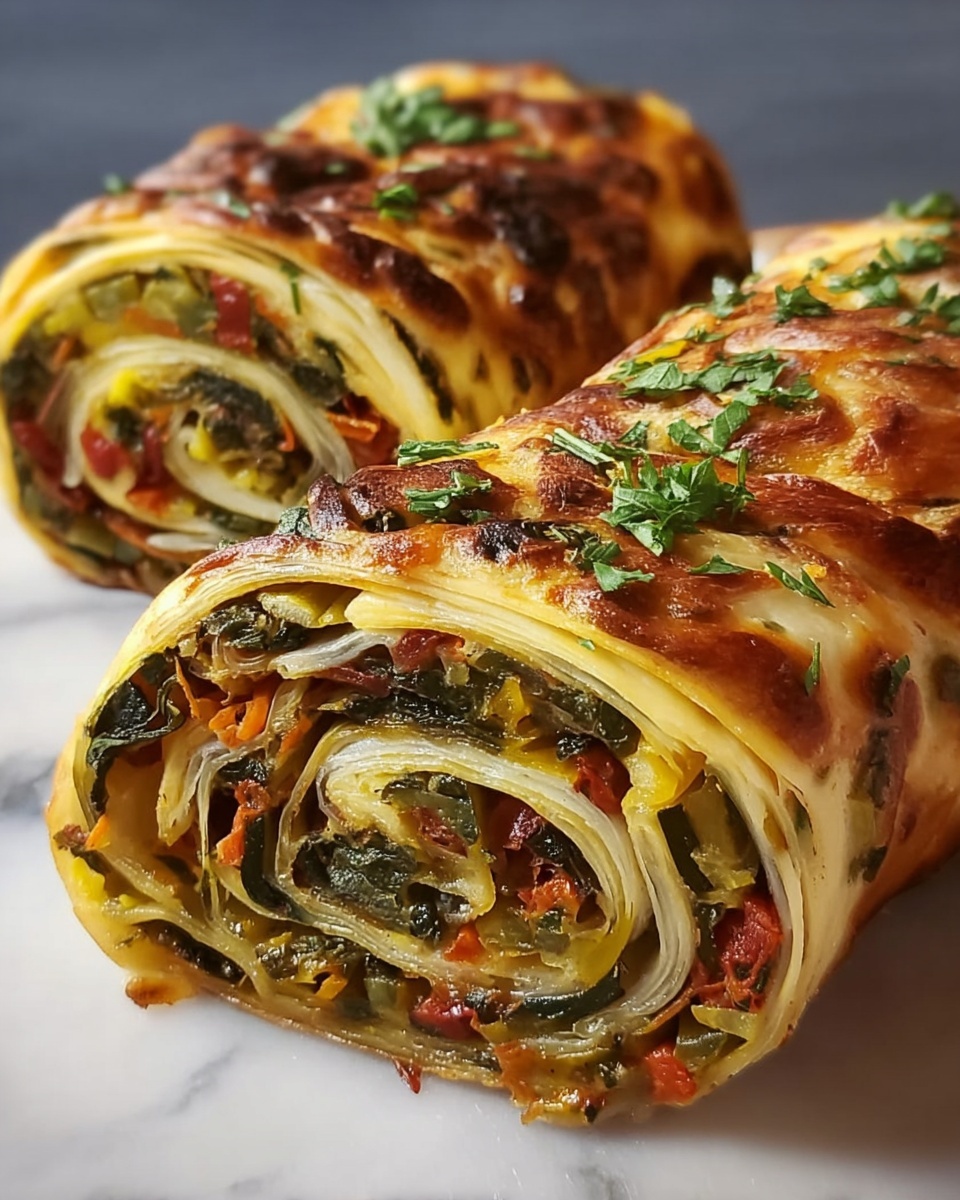 Potato Rolls with Cabbage and Cheese Filling Recipe - Recipe Image