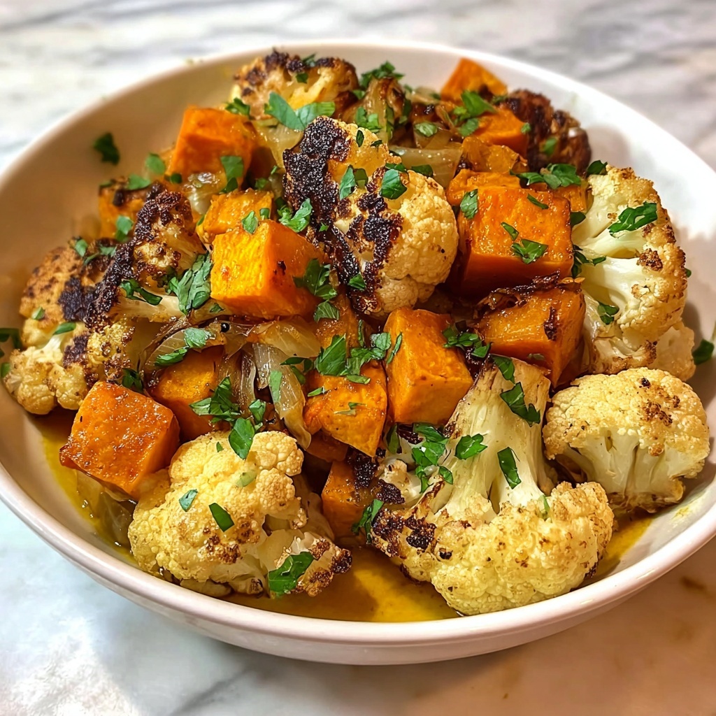 Roasted Cauliflower Pumpkin Curry Recipe - Recipe Image