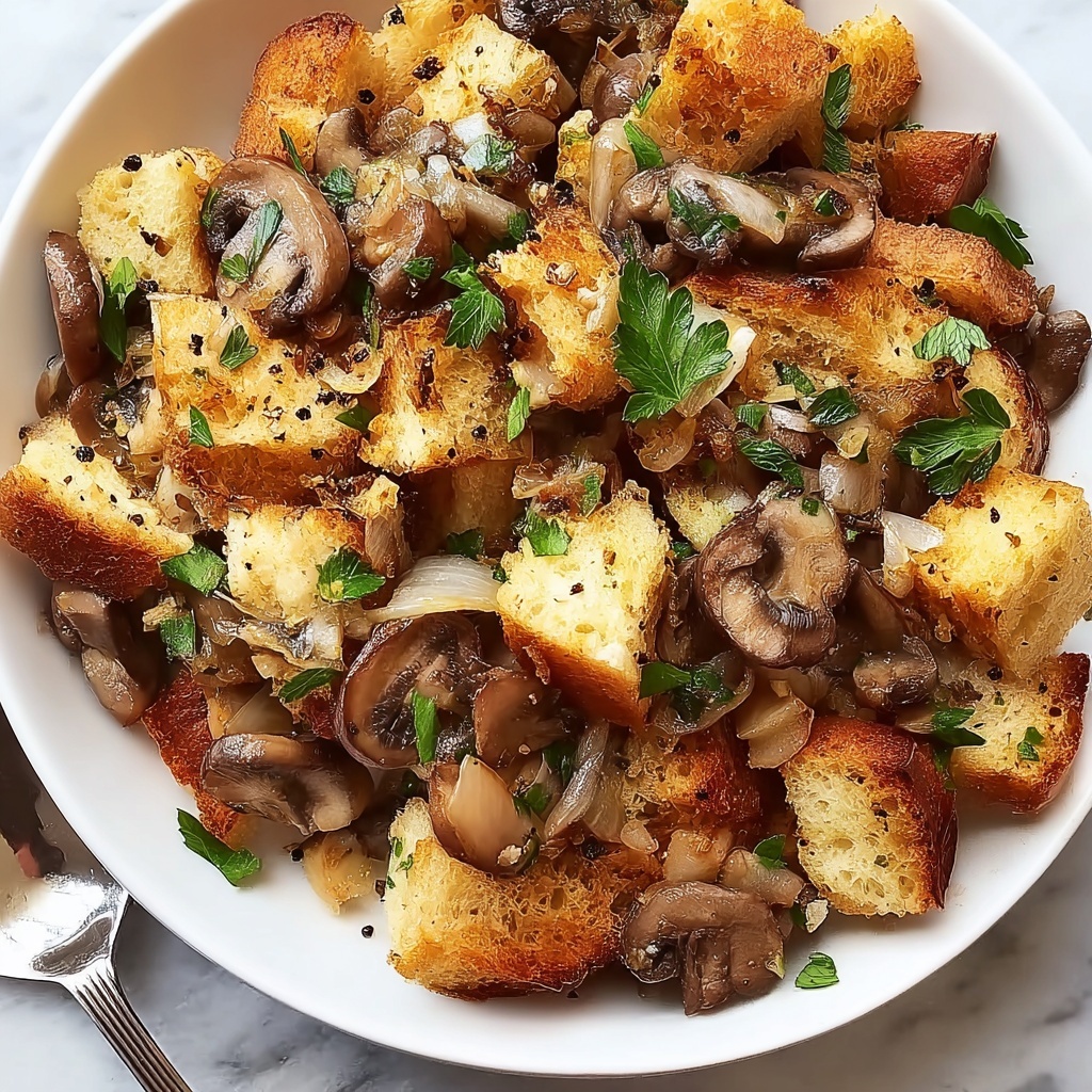 Mushroom Herb Stuffing Recipe - Recipe Image