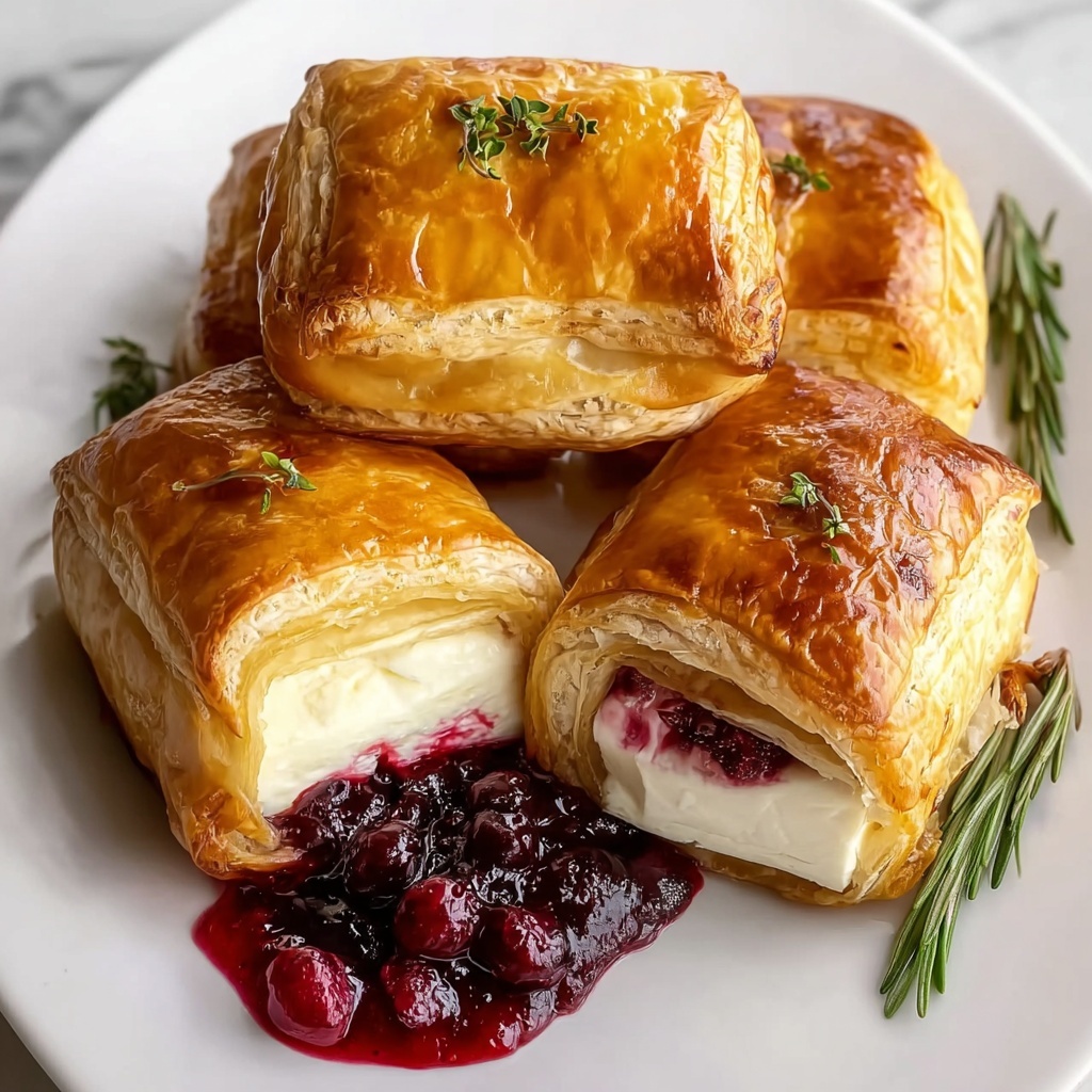 Baked Cranberry Brie Bites: 5 Irresistible Flavor Combos Recipe - Recipe Image