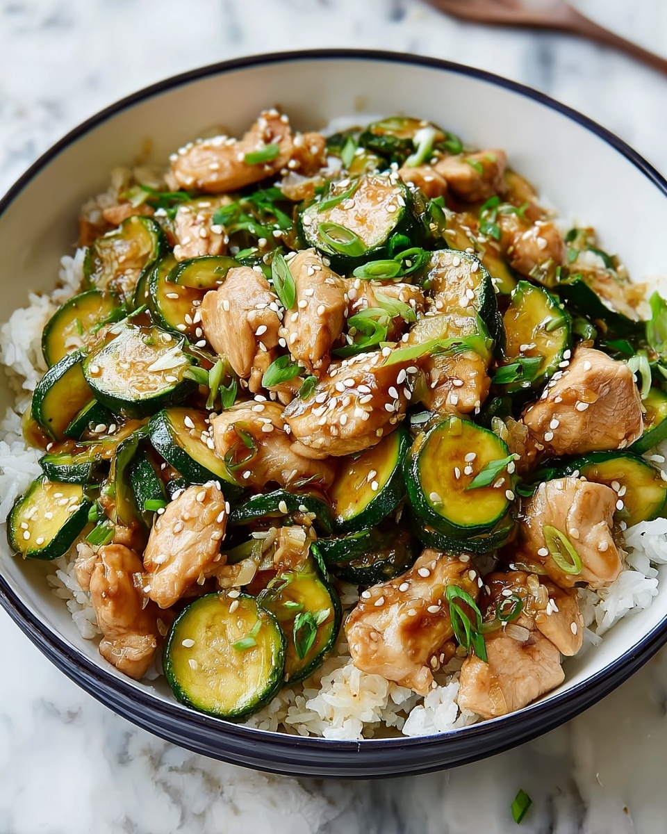 Chicken Zucchini Stir Fry Recipe - Recipe Image