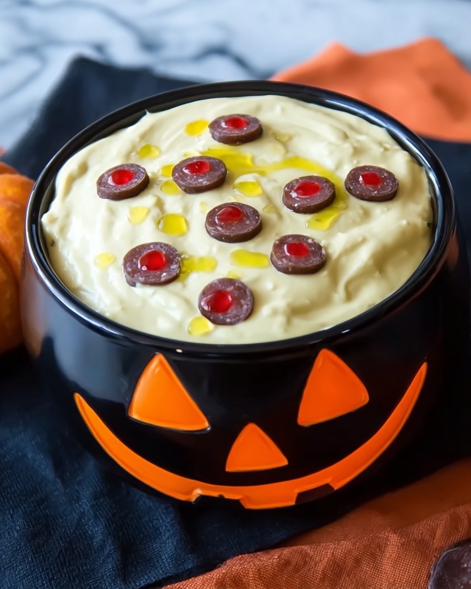 Halloween Green Chili Con Queso Dip Recipe - Recipe Image