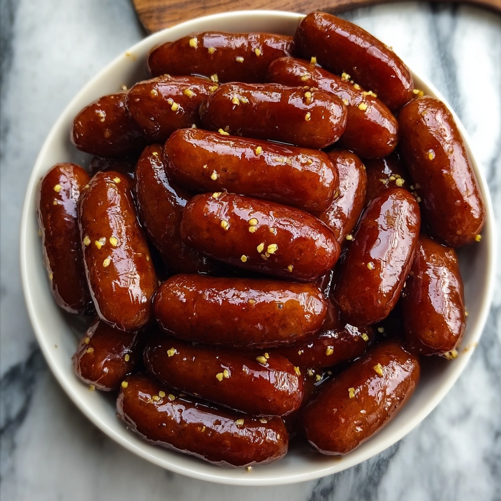 Irresistible Hot Honey Garlic Lil Smokies for Game Night Recipe - Recipe Image