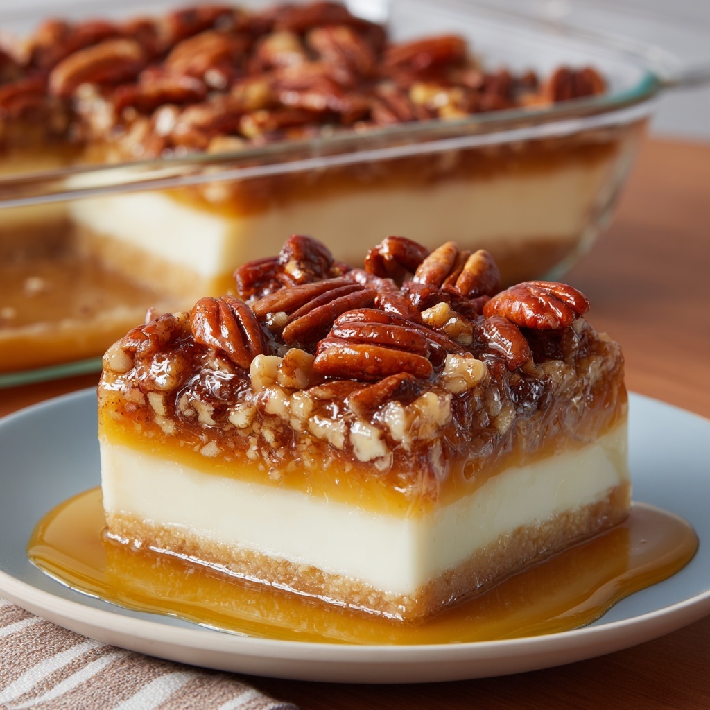 Pecan Pie Dump Cake Recipe - Recipe Image