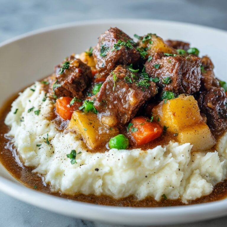 Irish Beef Stew with Mashed Potatoes Recipe