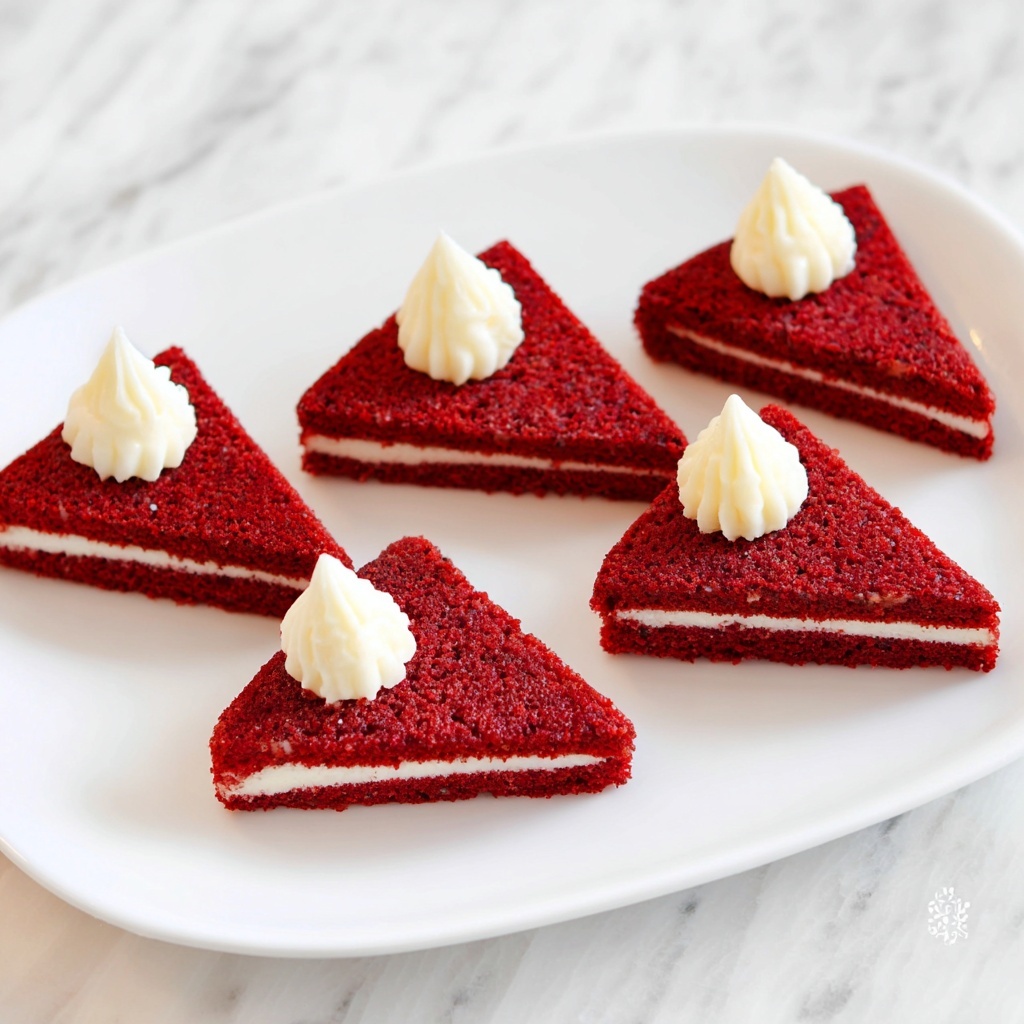 Red Velvet Santa Hat Brownies Recipe - Recipe Image