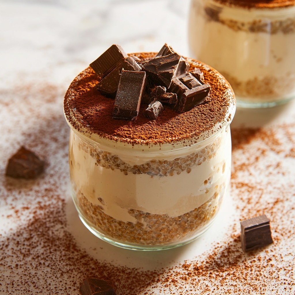 Tiramisu Overnight Oats Recipe - Recipe Image