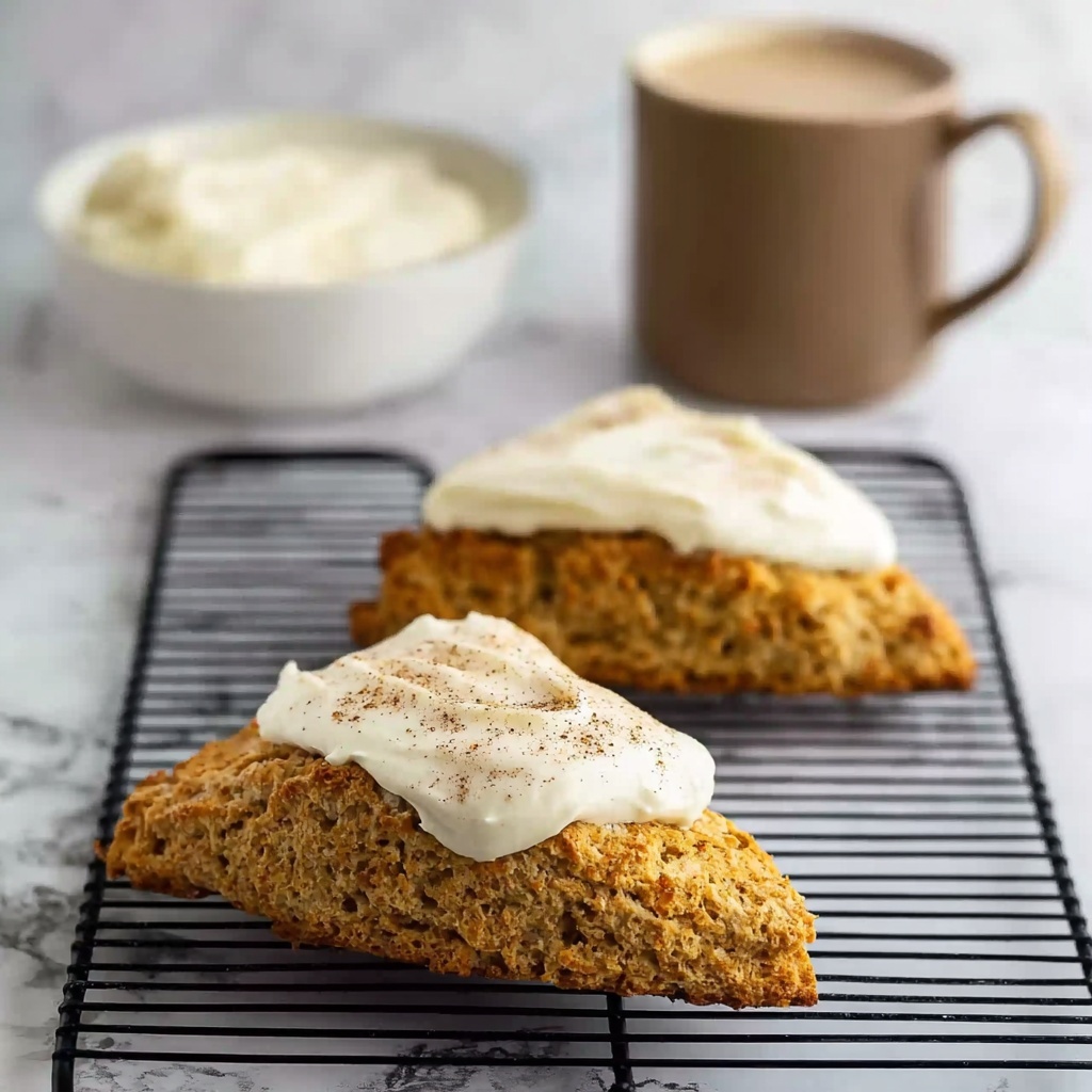 Pumpkin Cream Cheese Scones Recipe - Recipe Image