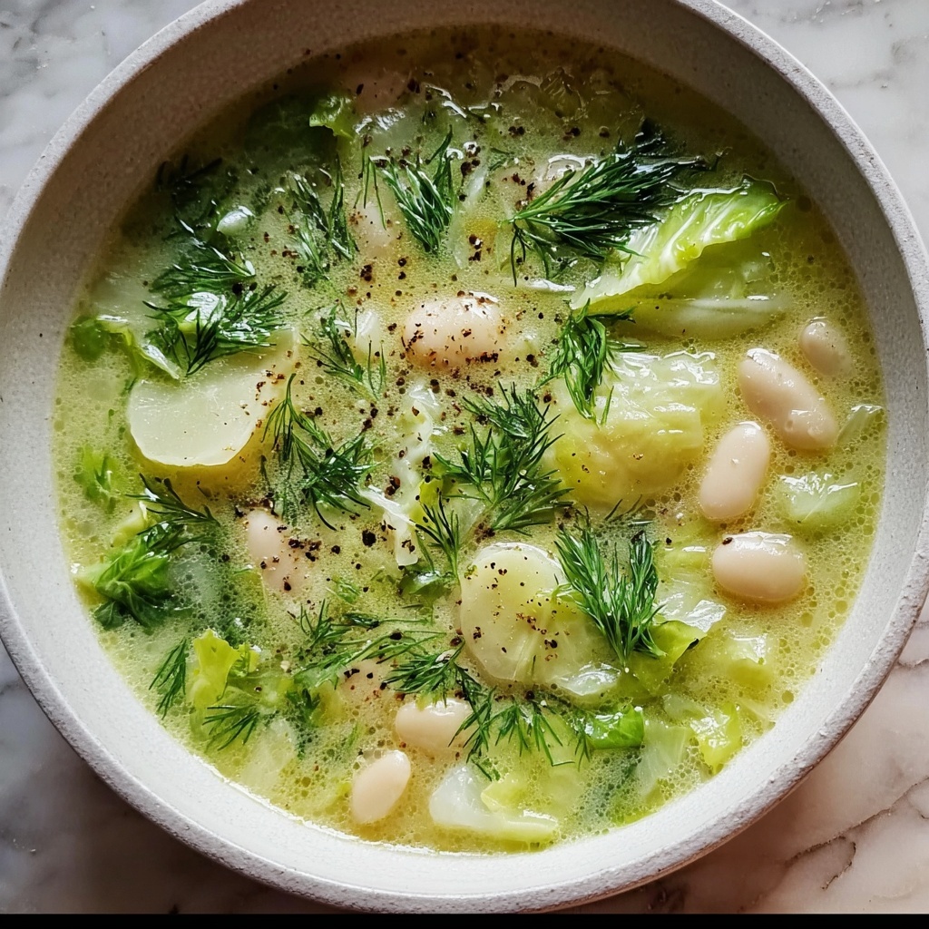 Lemon Dill Cabbage Soup: Cozy Comfort in 30 Minutes Recipe - Recipe Image