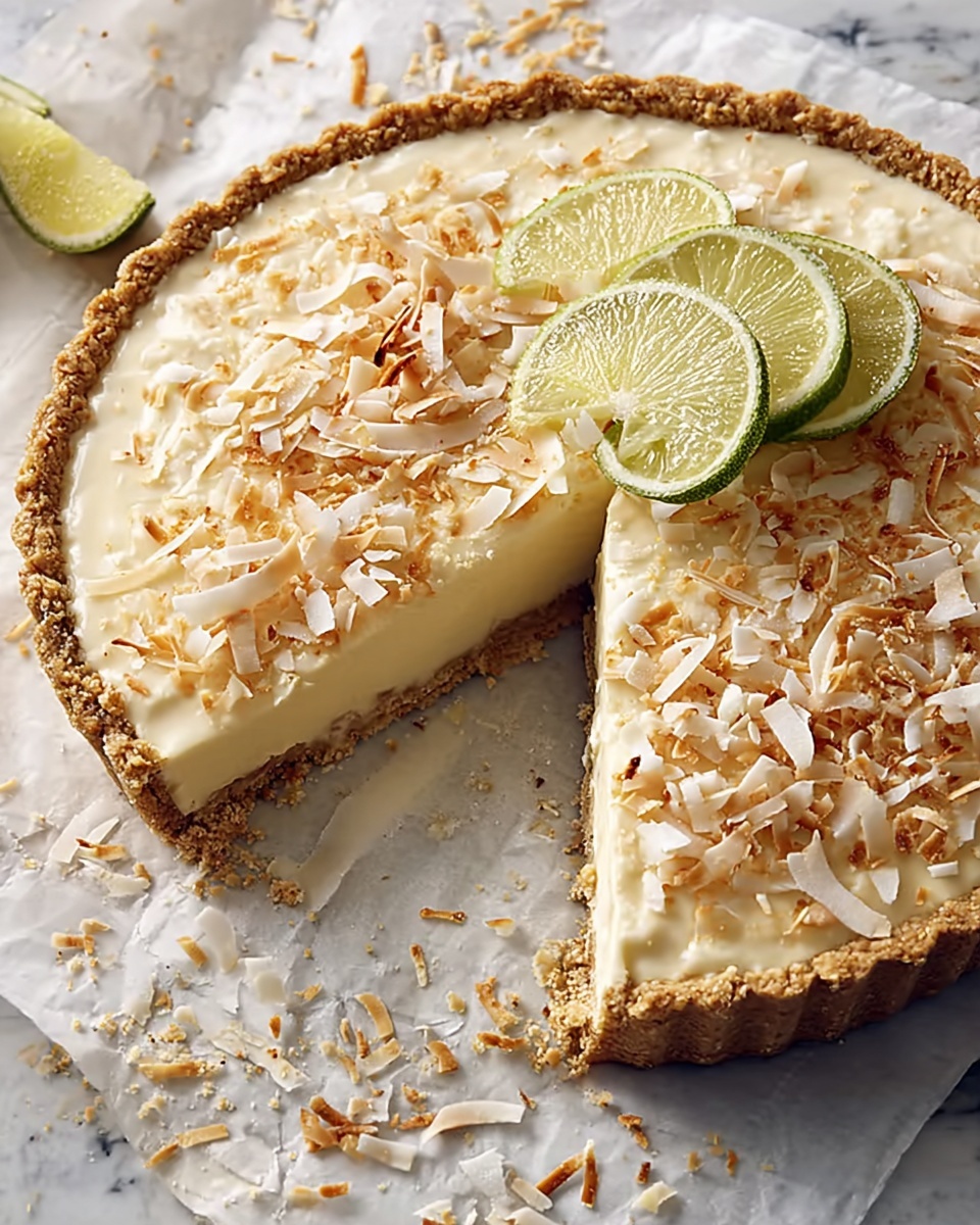 Coconut Lime Tart Recipe - Recipe Image