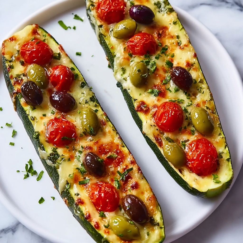 Mediterranean Stuffed Zucchini Recipe - Recipe Image