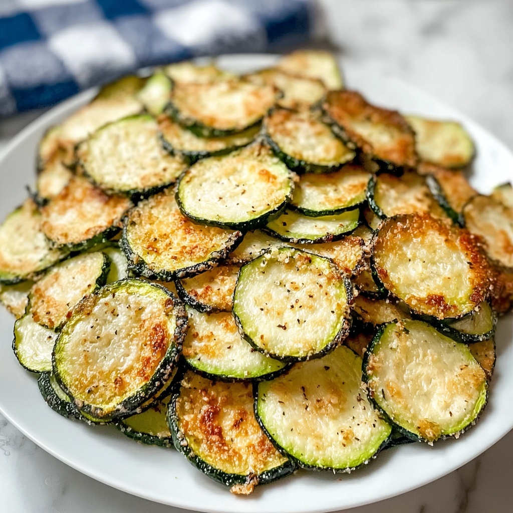 Crispy Oven-Baked Zucchini Chips Recipe - Recipe Image