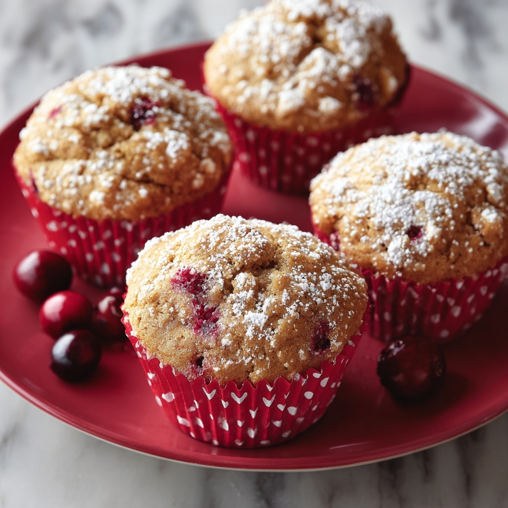 Cranberry Orange Muffins with Greek Yogurt Recipe - Recipe Image