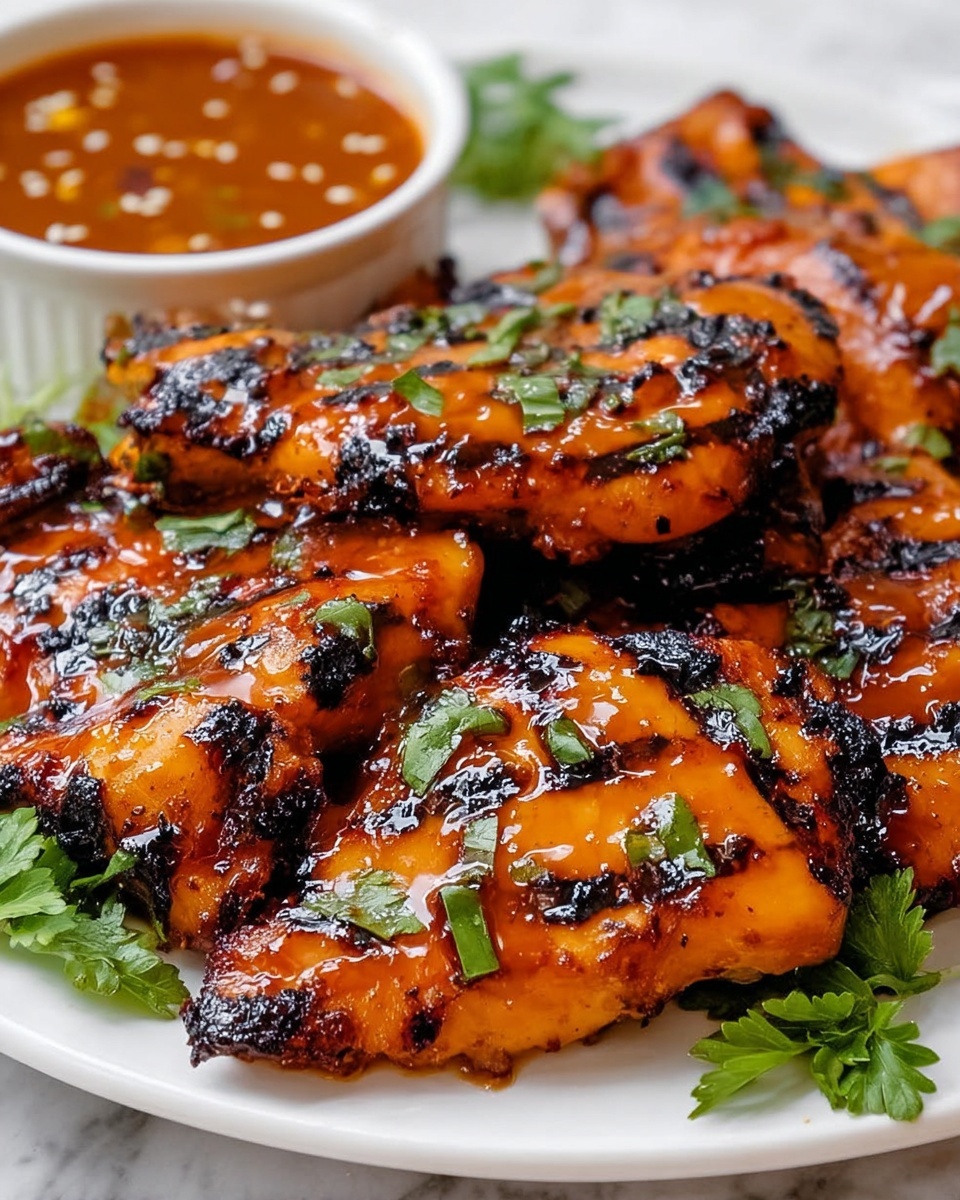 Sweet Chili Glazed Grilled Chicken Recipe - Recipe Image