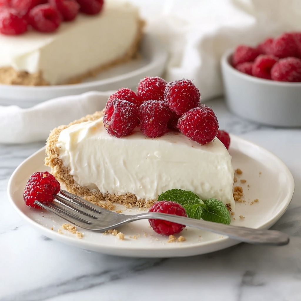 No-Bake Greek Yogurt Jello Cheesecake Recipe - Recipe Image