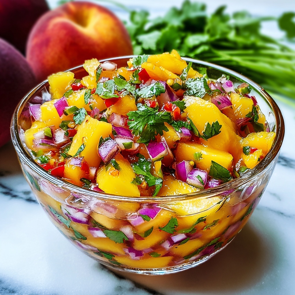 Fresh Peach Salsa Recipe - Recipe Image