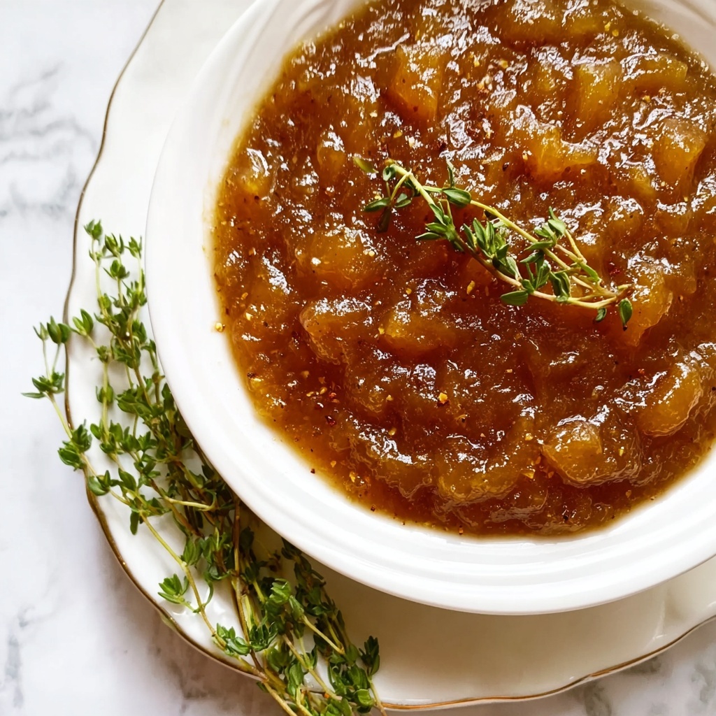 Homemade Apple Thyme Jam Recipe - Recipe Image