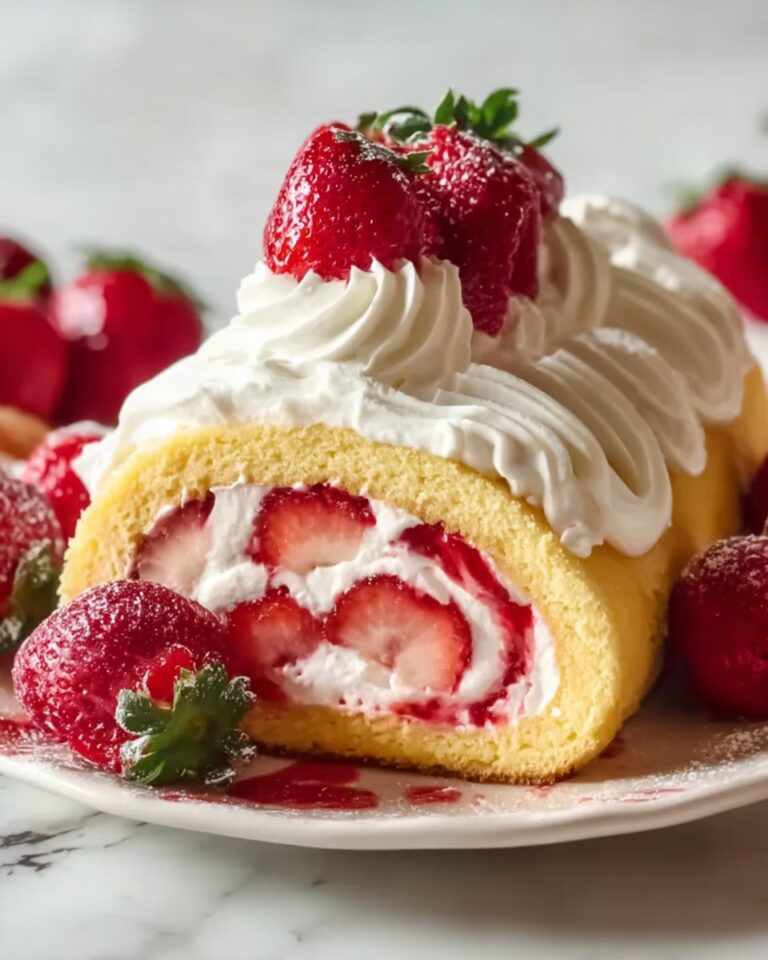 Easy Strawberry Cake Roll Recipe