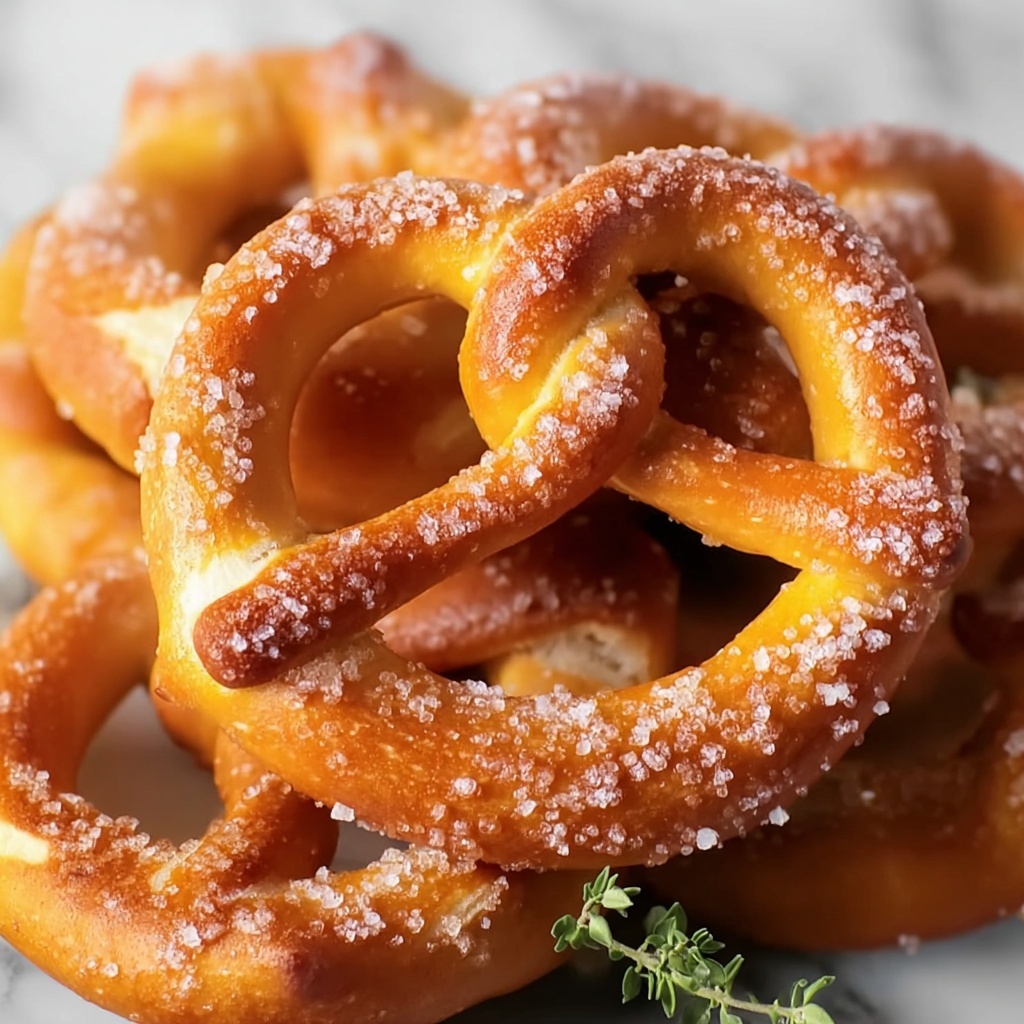 Cinnamon Sugar Soft Pretzels Recipe - Recipe Image