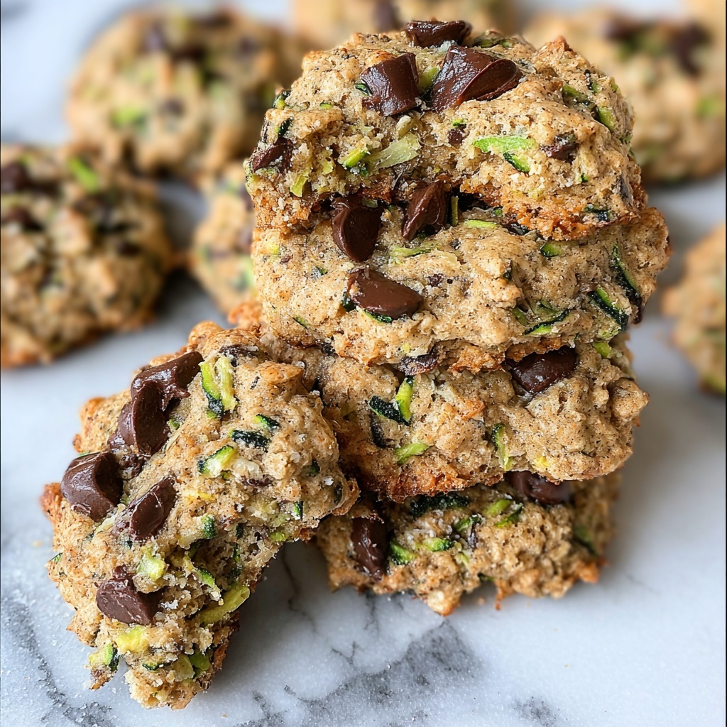 Zucchini Chocolate Cookies Recipe - Recipe Image