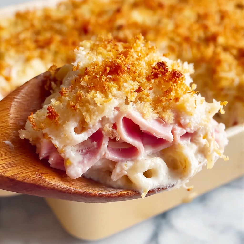 Creamy Chicken Cordon Bleu Casserole Recipe - Recipe Image