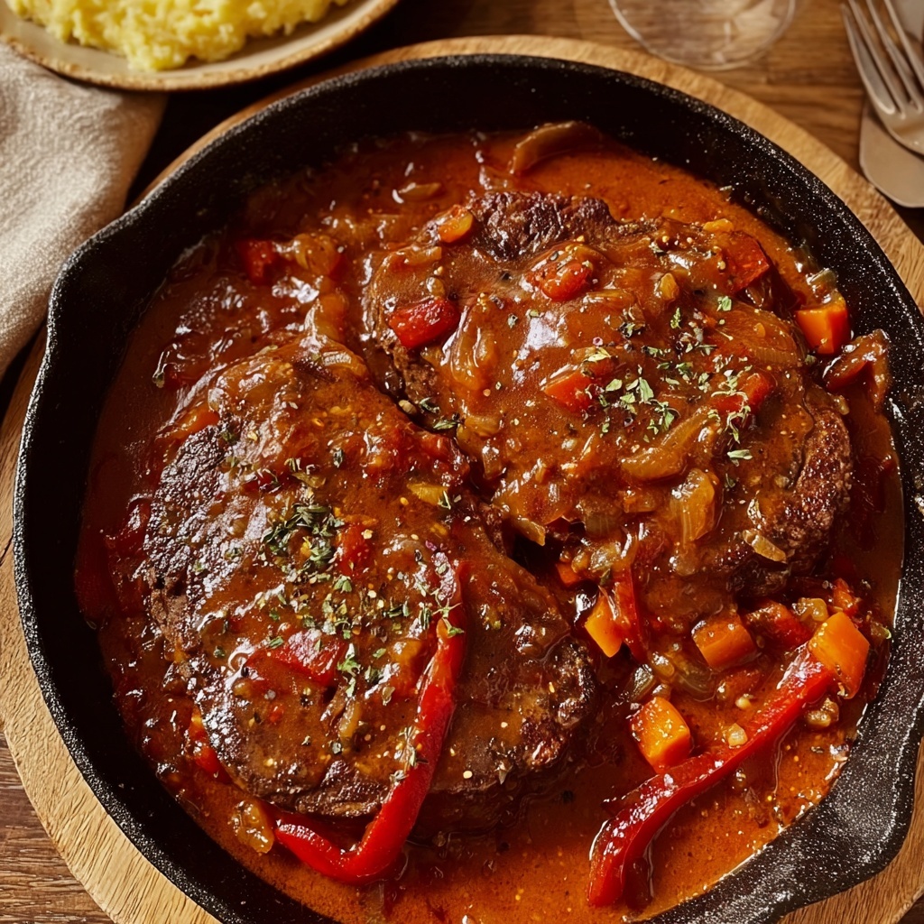 Smothered Swiss Steak Recipe - Recipe Image