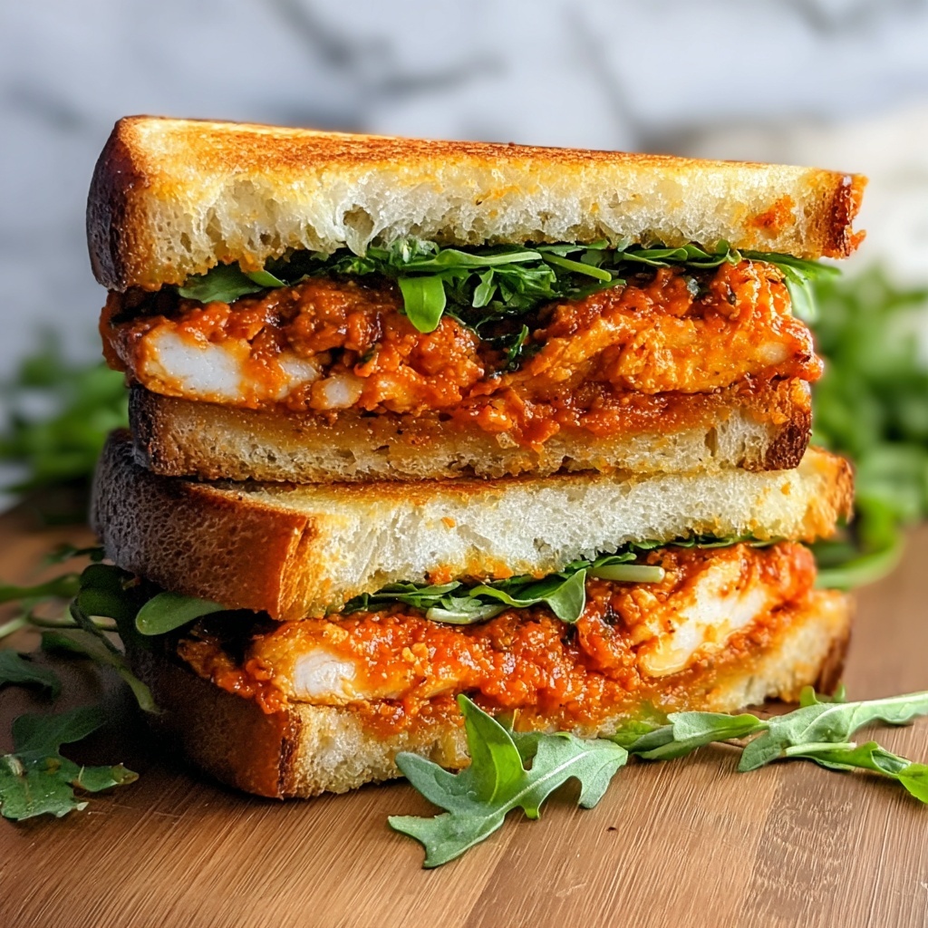 Chicken Romesco Sandwich Recipe - Recipe Image