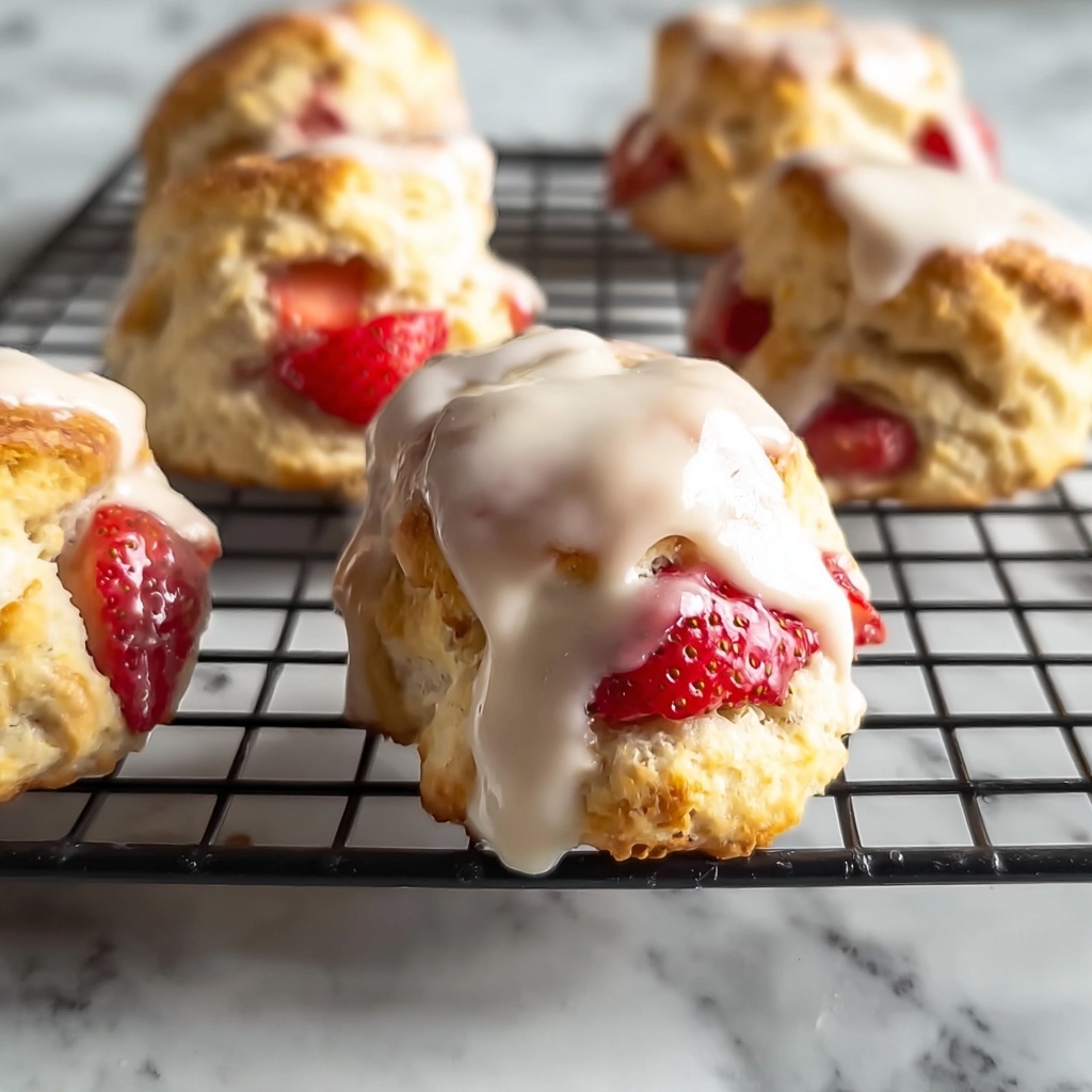 Fresh Buttermilk Strawberry Biscuits Recipe - Recipe Image