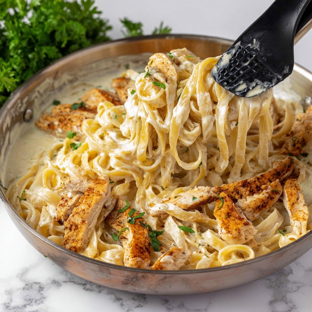 Creamy Chicken Alfredo Pasta Recipe - Recipe Image