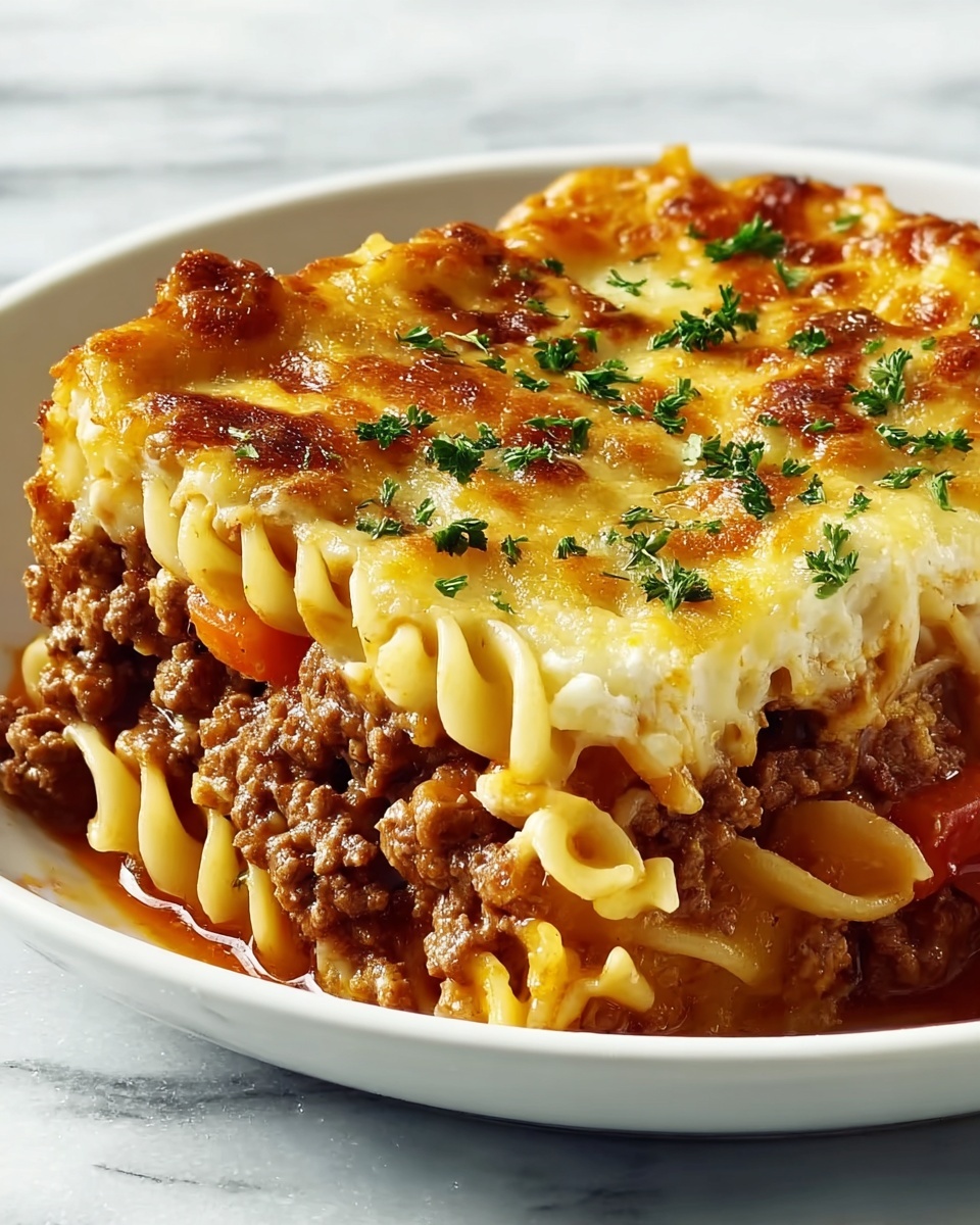 Beef Lombardi Casserole : A Cozy, Cheesy Bake Recipe - Recipe Image
