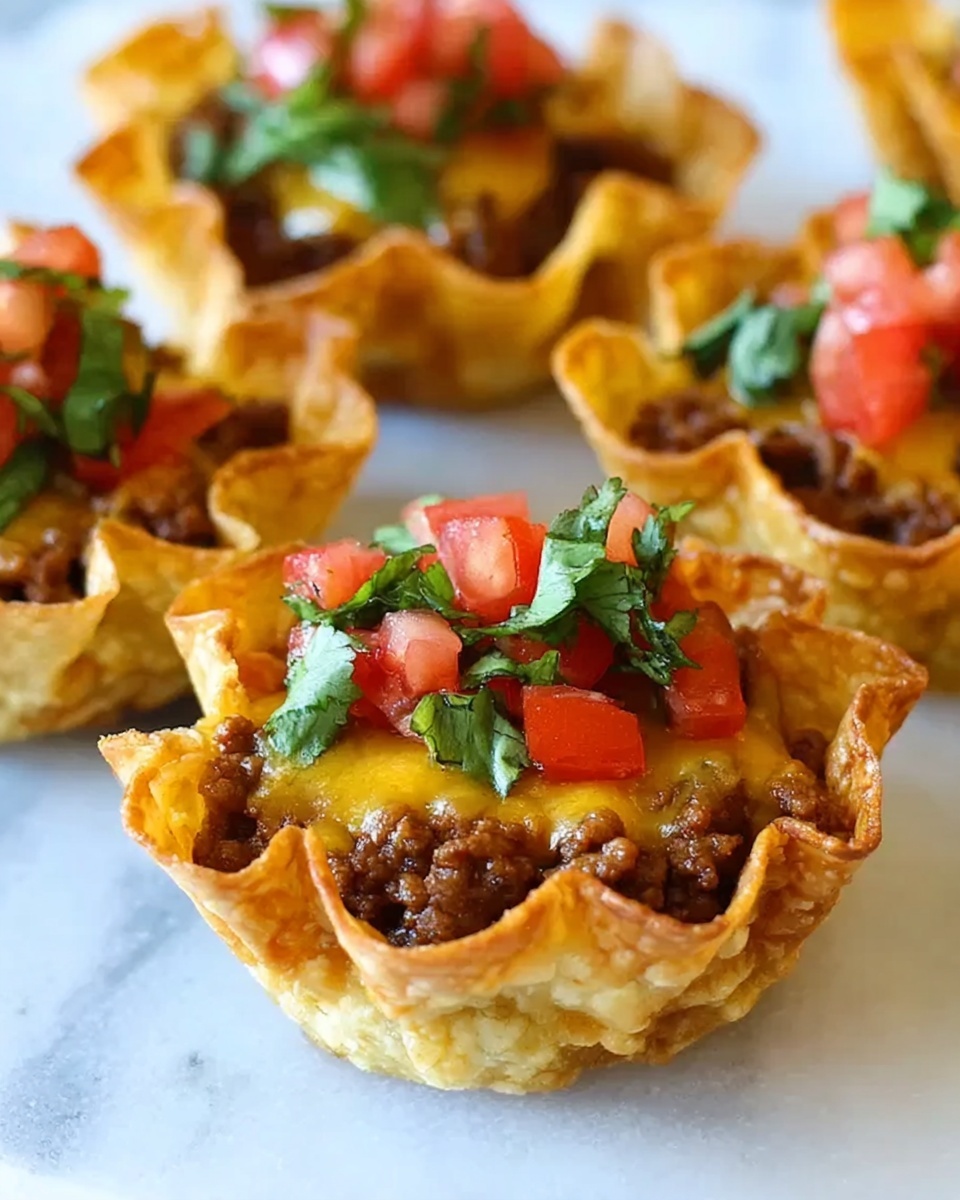Crunchy Taco Cups Recipe - Recipe Image