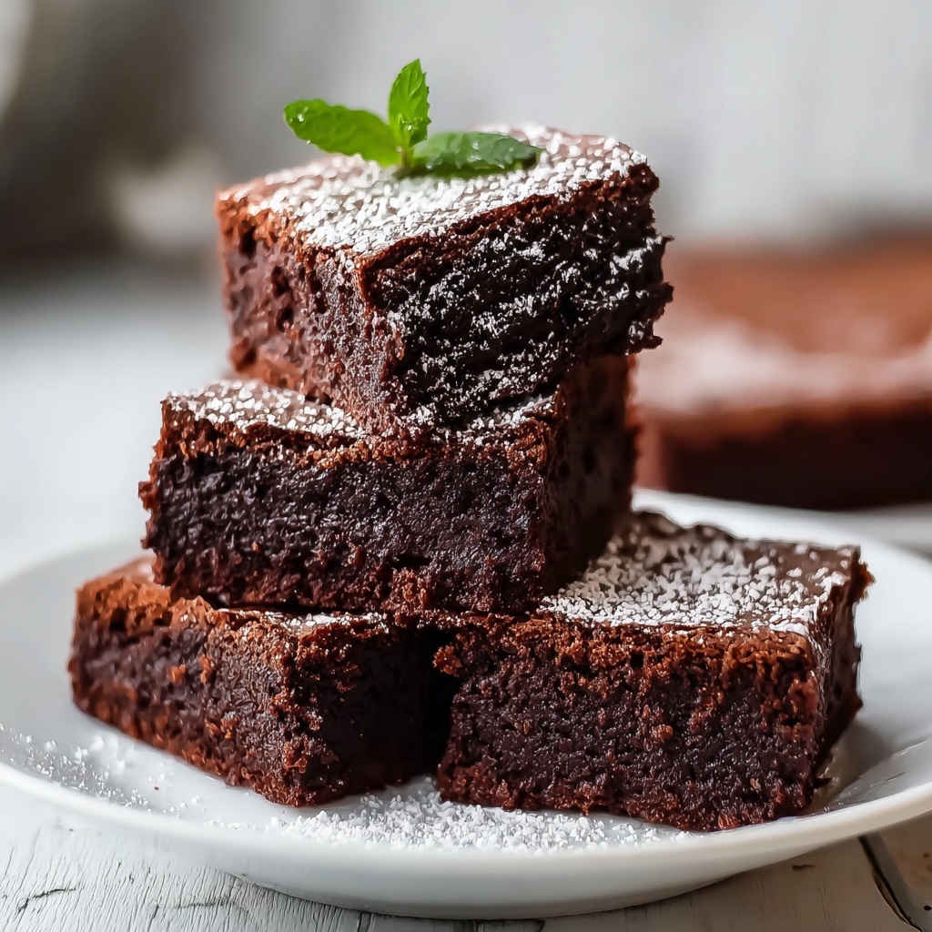 Flourless Keto Brownies Recipe - Recipe Image