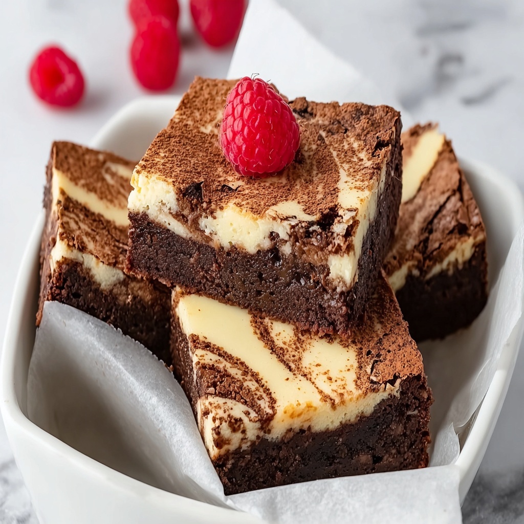Keto Cheesecake Stuffed Brownies Recipe - Recipe Image