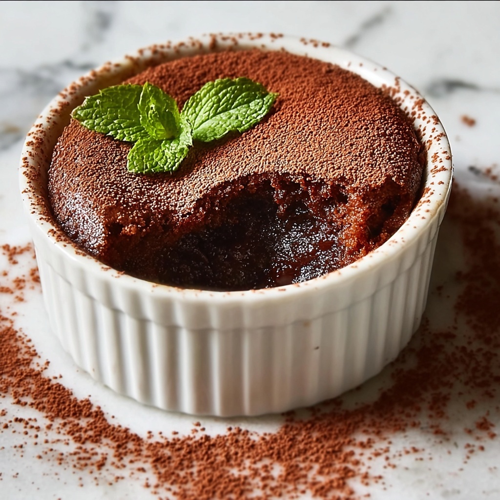 Keto Chocolate Soufflé Recipe - Recipe Image