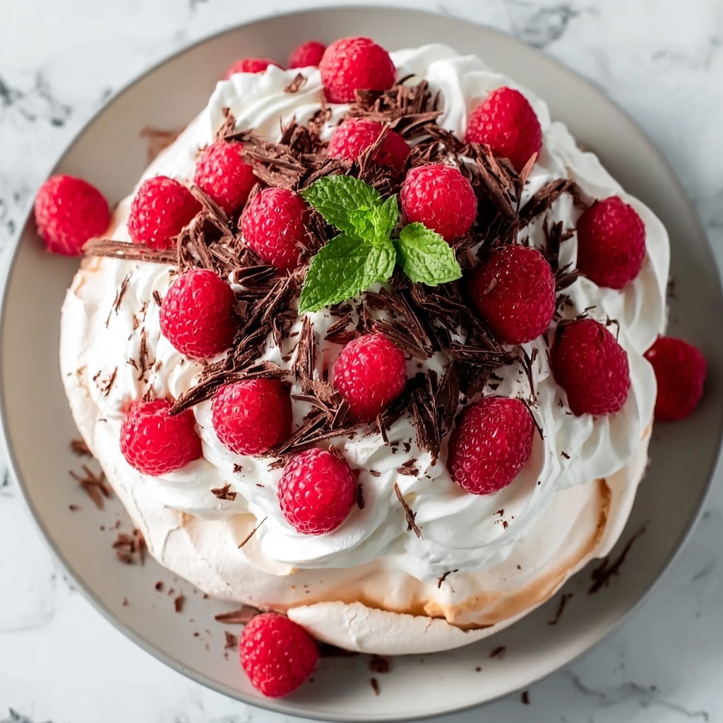 Keto Raspberry Pavlova Recipe - Recipe Image