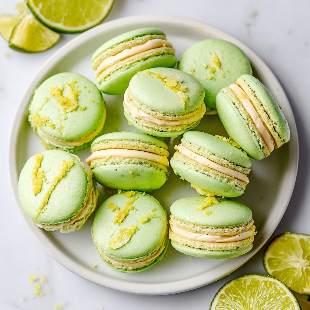 Key Lime Macarons Recipe - Recipe Image