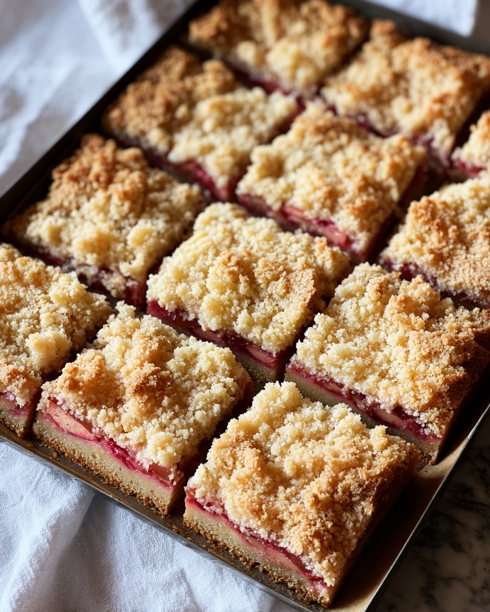 Coconut Rhubarb Breakfast Cake Recipe - Recipe Image