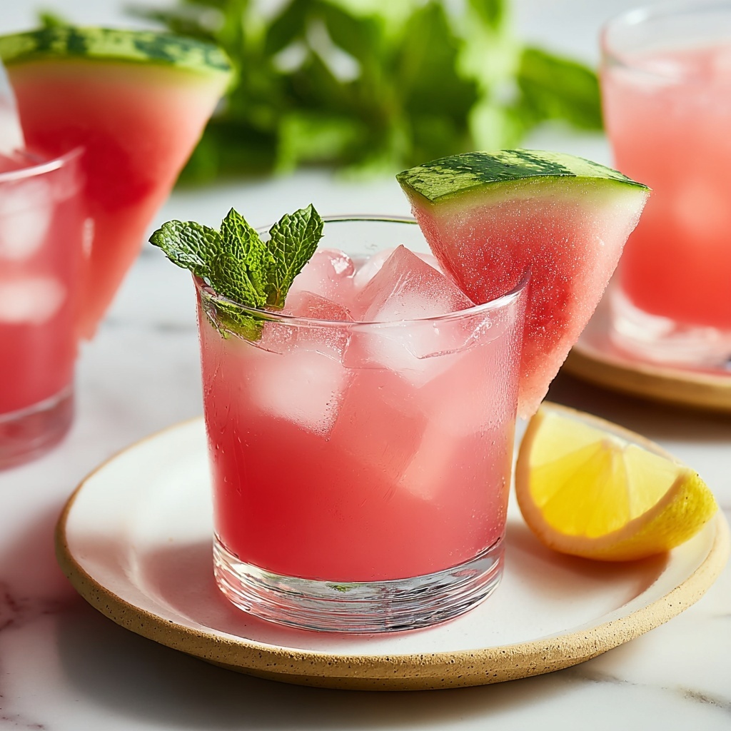 Watermelon Lemonade Recipe - Recipe Image