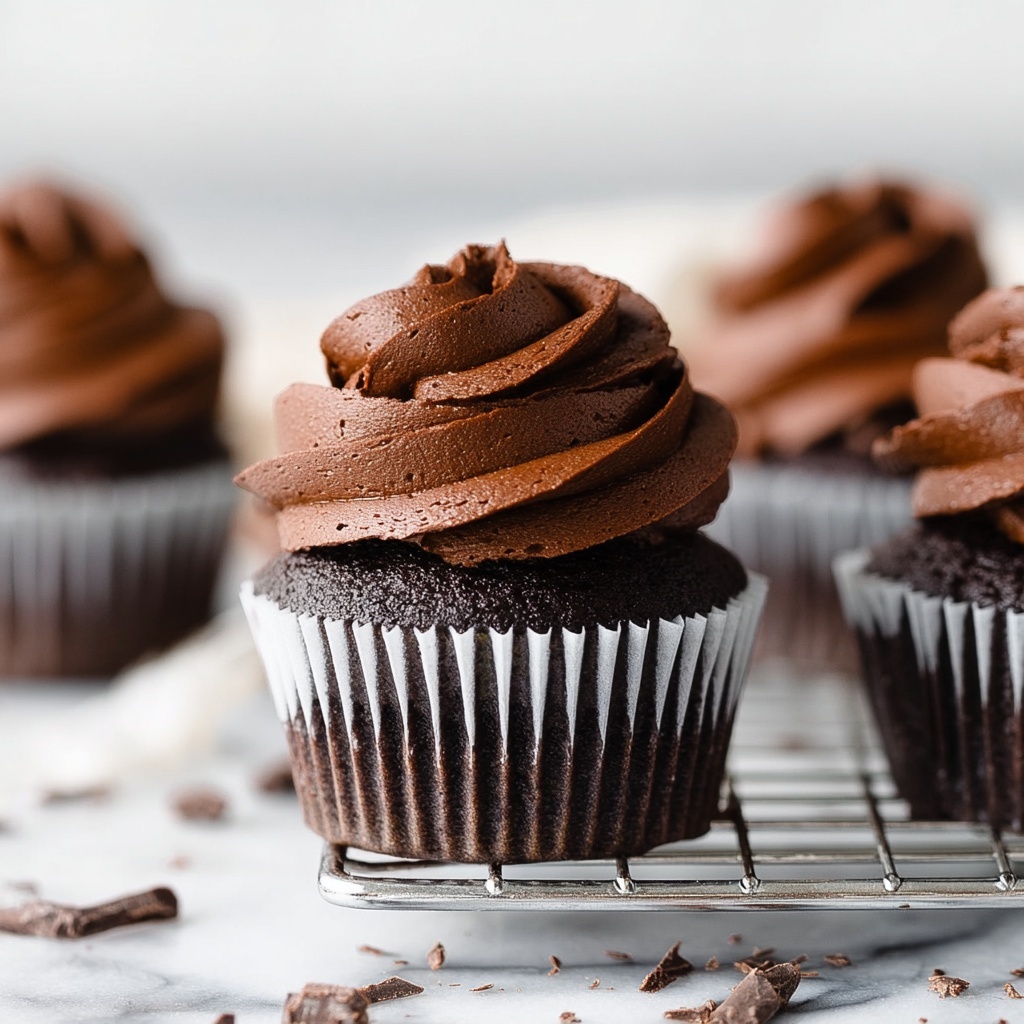 Vegan Chocolate Cupcakes Recipe - Recipe Image