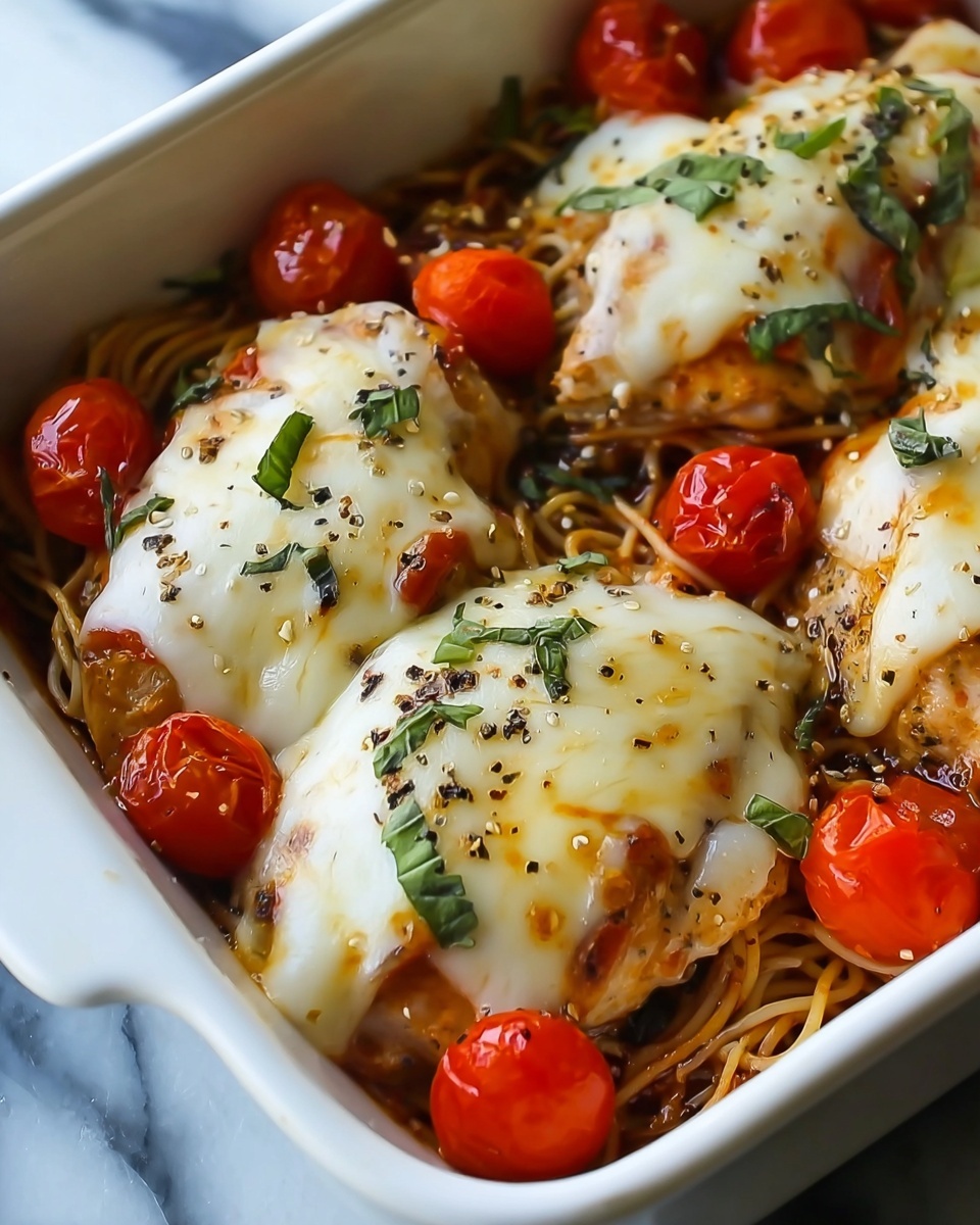 Garlic Tomato Baked Chicken Recipe - Recipe Image